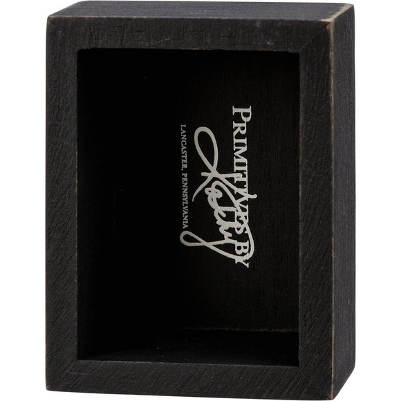 You Are Worthy Of Love Wooden Box Sign | Rustic Farmhouse Decor | 3" x 4" - Picture 4 of 5